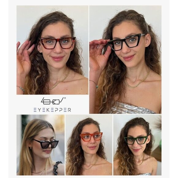 5-Pack Eyekepper Womens +2.75 Cat Eye Reading Glasses - Picture 2 of 8